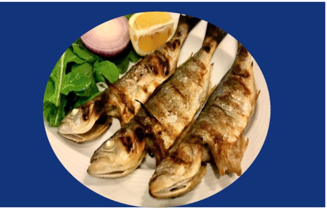 Grilled Young Sea Bass - Çinekop Izgara